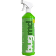 bugmd Empty Refillable Spray Bottle, 32 Ounce with Concentrate