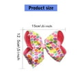 thumbnail image 3 of Easter Themed Colorful Bowknot Hair Clip Large Hair Barrette for Children and Women Holiday Theme Headwear Accessories, 3 of 9
