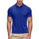 thumbnail image 4 of mfyjkho Tops De Moda Para Mujer, Camisa Deportiva Lisa Con Solapa Seca Para Mujer, Ropa De Trabajo De Manga Corta Para Hombre Y Mujer, Tops/Camisas Tops Y Blusas Para Mujer S, 4 of 8