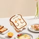 thumbnail image 5 of Fiambrera con Forma de Hamburguesa y Papas Fritas | Contenedor de Almuerzo Hermético, Seguro para Alimentos, para Oficina y Escuela | Portátil con Pulsera para Utensilios Incorporada | Divisor Extraí, 5 of 5