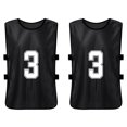 thumbnail image 3 of 12 PCS Adults Soccer Pinnies Quick Drying Football Team Jerseys, 3 of 8