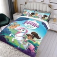 thumbnail image 3 of Nella la Princesa Caballero Conjunto de sábanas temático, trío de piezas, cómodo y amigable con la piel, diseño único, regalo de decoración para el hogar para familiares, amigos y fans, 90 cm * 190 cm, 3 of 6