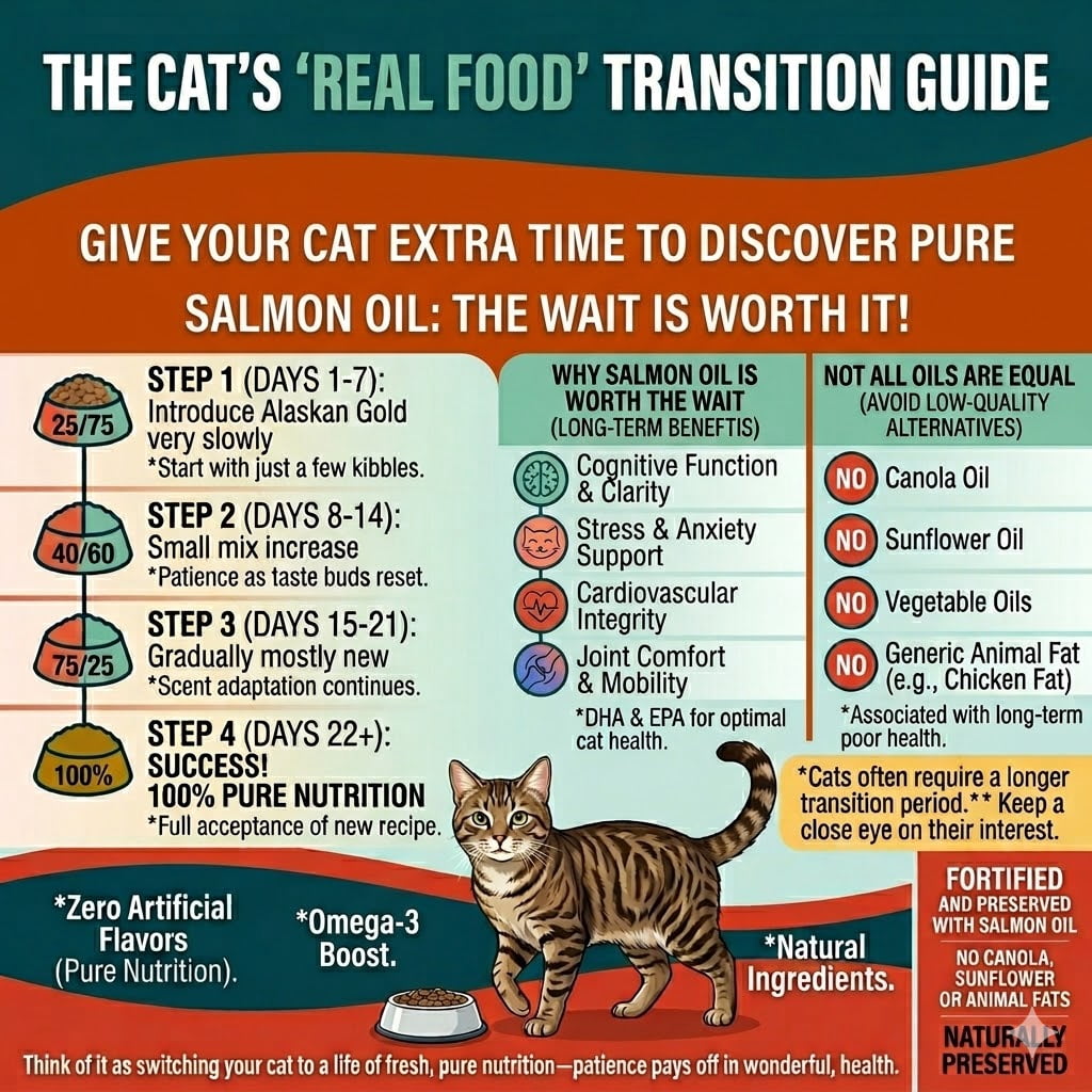 Alaskan Gold SUPER3+ (Salmon+Freeze Dried Raw Salmon+Salmon Oil) Dry Cat Food | Kitten & Adult | High-Protein | Grain-Free | Allergy & Digestive Support| All-Natural | 3-lbs