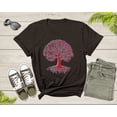 thumbnail image 3 of Cool Colorful Multicolor Single Tree Roots Leaves Nature T-Shirt Graphic Design Tree Lover Gift for Men Women Boys Girls Teens Tshirt, 3 of 8