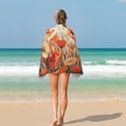 thumbnail image 4 of Watercolor Wildflowers Beach Towel Microfiber Beach Towels Sand Free Quick Dry Lightweight Travel Towels, 4 of 7