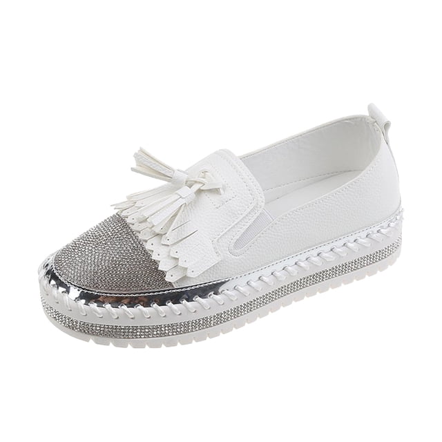 Amzcrzy Zapatos de mujer,Zapatos de mujer,Zapatillas de mujer, Zapatos de suela plana con diamantes de imitación para mujer, zapatos casuales de un solo pie. Sandalias Mujer Zapatillas De Casa
