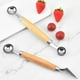 thumbnail image 5 of 2 cucharas para melón multifunción, prácticas cucharas para melón, cucharas para fruta de acero inoxidable, 5 of 6