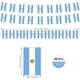thumbnail image 2 of Guirnalda de banderines AhfuLife Argentina 60 piezas 10 m doble cara, 2 of 6
