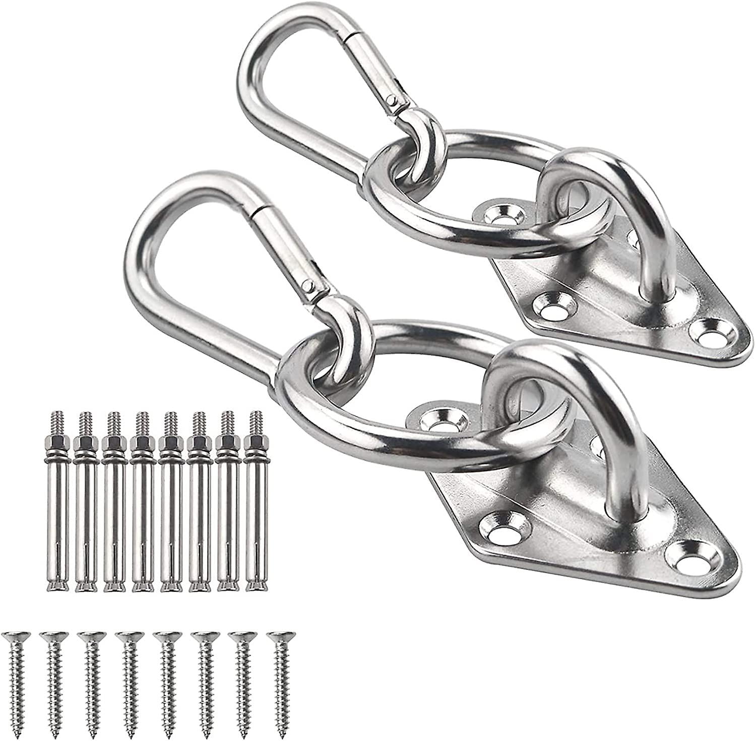 Heavy Duty Hammock Hanging Kit, M8 Suspension Ceiling Hooks, Hammock Swing Hookeiling