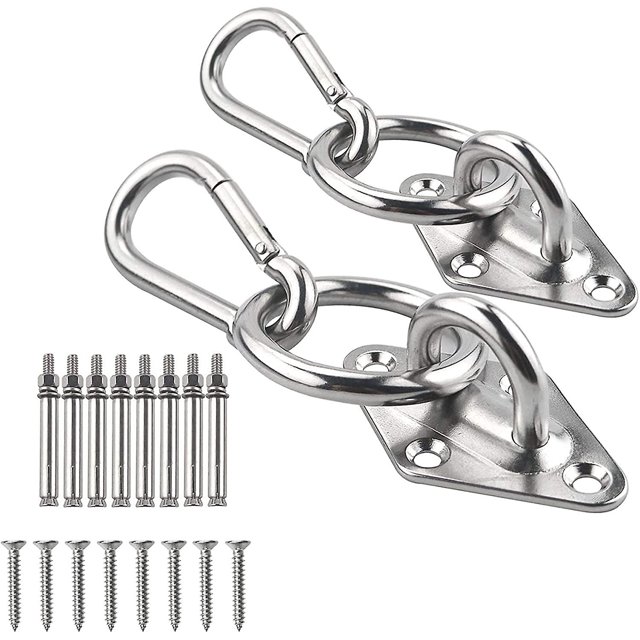 Heavy Duty Hammock Hanging Kit, M8 Suspension Ceiling Hooks, Hammock Swing Hookeiling