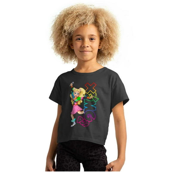 XOMG POP Neon Logo Kinley Cartoon Women's Tee Brisco Brands L