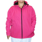 Pulse Womens Extended Plus Size Soft Shell Hooded Jacket