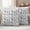 White Black, variant on Maple Leaves Outdoor Waterproof Pillow Covers, Farmhouse Grey Fall Leaf Plants Retro Decorative Square Throw Pillowcase Sofa Cushion Sham for Patio/Couch/Chair, 18"x18" 2 Pack