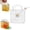 White, variant on 1Pc Glass Cup With Straw Glass Tumbler Glass For Kitchen Office Clear