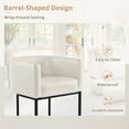 thumbnail image 5 of Dycanpo 27"H Modem Bar Stools Set of 3 with Back and Arms, for Home Kitchen, Antique White, 5 of 7