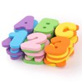 thumbnail image 4 of KAKOWELY 1 Set Creative EVA English Letters Colorful Alphabet Stickers Funny Kid Learning Toy Educational Number Toys for Home Bathroom Shower Bath (26pcs Letters and 10pcs Numbers),3.15"X2.36"X0.31", 4 of 5