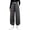 Gray, variant on Qingpeng Boys Girls Sweatpants Elastic Waist Side Pockets Drawstring Cuffed Casual Athletic Long Pants for Kids