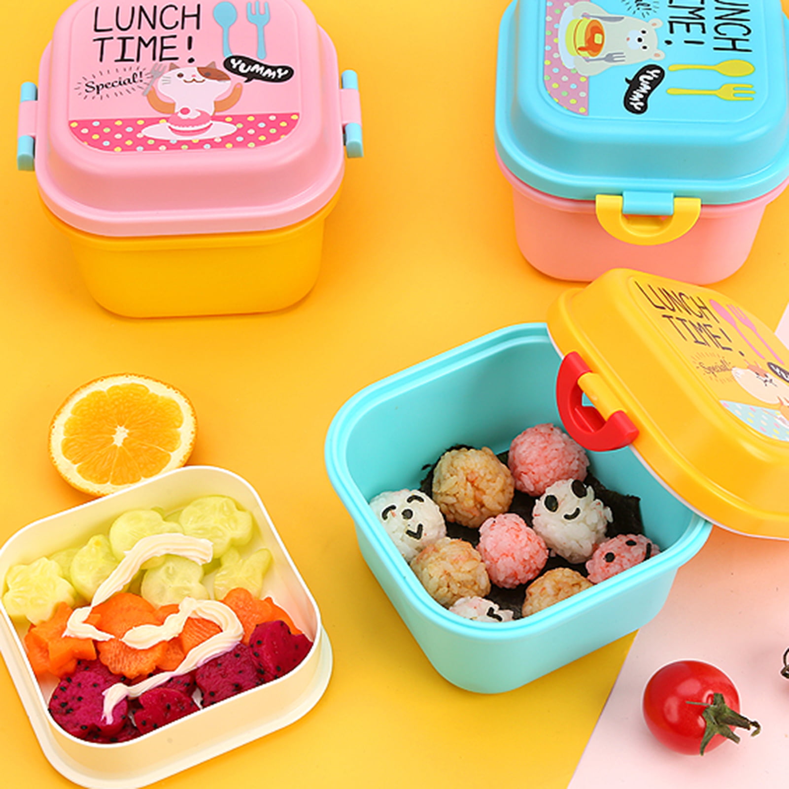 Mothercould Snack Box Set for Kids - 8 Compartments, Reusable Snack  Solution with 100 Dissolvable Labels | Easy to Clean, Dishwasher Safe,  BPA-Free