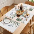 thumbnail image 5 of Vintage Floral Leaves Placemats Set of 8 Rustic Spring Flowers Place Mats Indoor Wipeable Table Mats Washable Cloth Dining Table Placemats for Kitchen Holiday Party Home Decor 13x19 Inch, 5 of 9