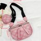 thumbnail image 4 of Bolso de pecho para mujer, Bolso de hombro con entramado rómbico a la moda, Bolso de mensajero informal Simple, 4 of 8