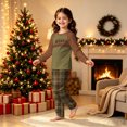 thumbnail image 2 of Lvotionpl 2026 Matching Family Christmas Pjs, Matching Christmas Pajamas Long Sleeve Top & Pants Set Matching Holiday Family Pajama Xmas Sets, 2 of 5