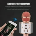 thumbnail image 3 of New Karaoke WS858 Wireless Bluetooth Microphone Speaker Handheld USB Mic Player KTV, 3 of 13