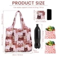thumbnail image 2 of Tzdxfgl 10 Pack Reusable Grocery Tote Bags with Handle, Large Foldable Waterproof Shopping Bags, 2 of 10