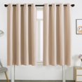 thumbnail image 4 of Curtains For Living Room,2 Pack Arlo Textured Thermal Insulated Curtain Panel Pair,Yellow, 4 of 5