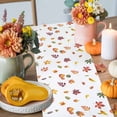 thumbnail image 4 of Thanksgiving Rabbit Table Runner, Autumn Thanksgiving Kitchen Dining Table Decoration for Home Party Decor 13x72 Inches, 4 of 9