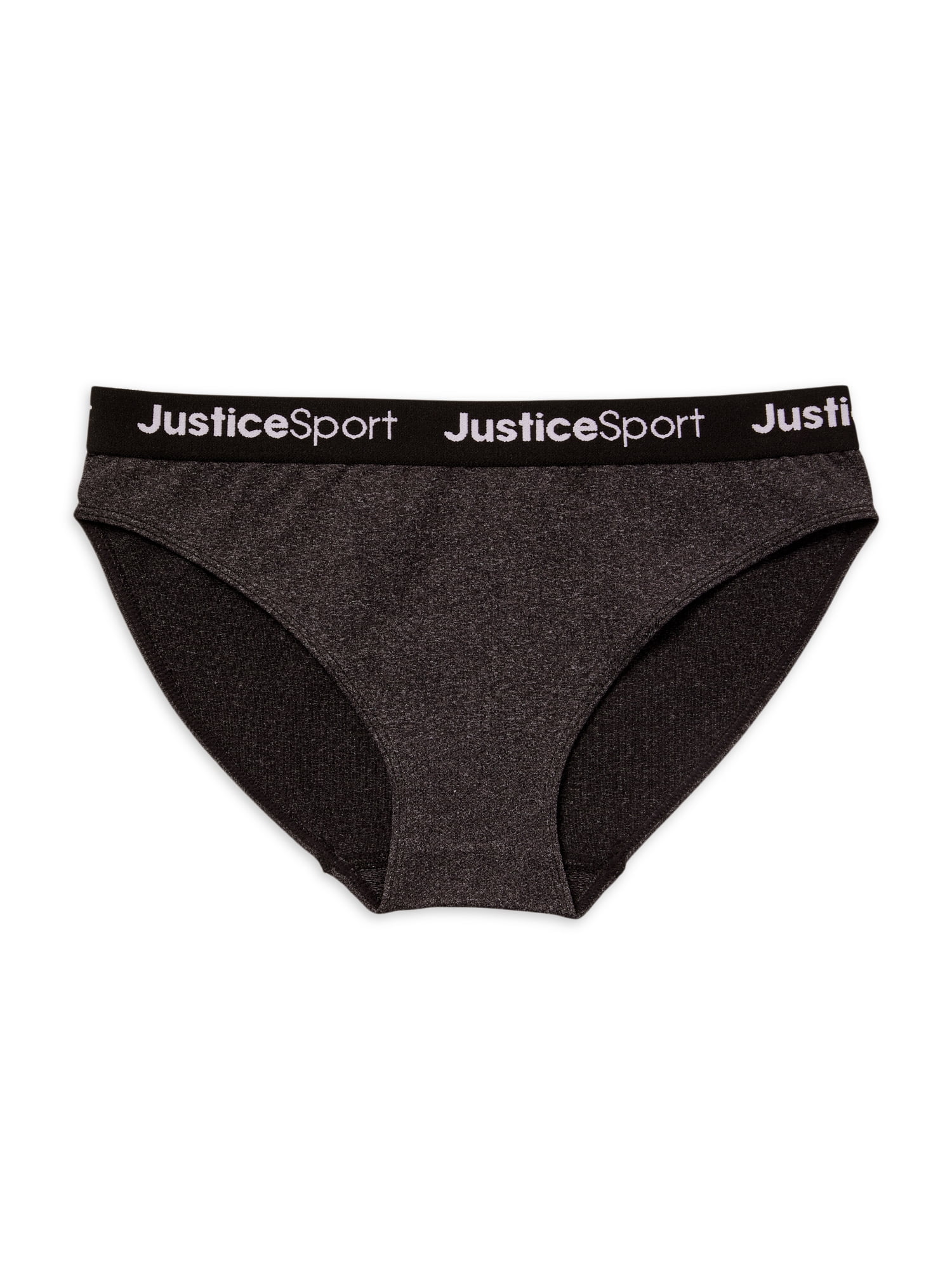 Justice Girls Nylon Spandex Bikini Underwear, 5-Pack Sizes 6-16 