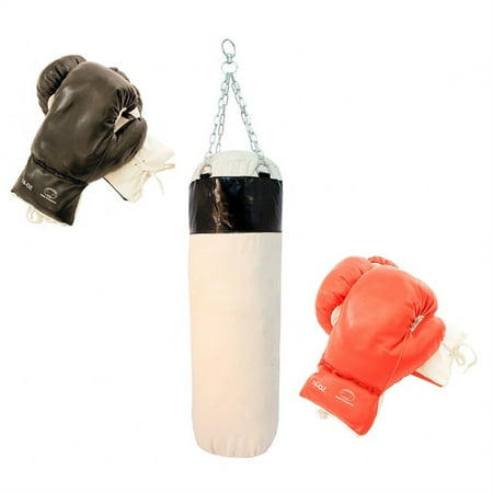 New 2 Pairs Boxing Punching Gloves with Body Punch Bag - Training