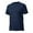 Navy, variant on Krdevn Men's Solid Color Fitness Long Breathable Sports T Shirt Slim Fit Summer Fitness Short Sleeve,XL
