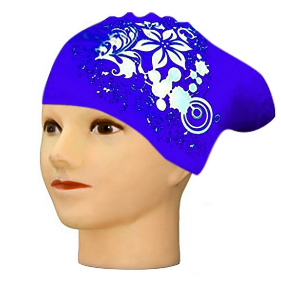 Swim Caps for Long Hair, Durable Silicone Swimming Caps for Women Men Adults Youths, Easy To Put On And Off, Waterproof Swim Hats Bathing Caps To Keep Hair Dry