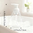 thumbnail image 2 of 2-Pack Foaming Soap Dispenser Pump Bottles,Foam Hand Soap Dispenser with Refillable Plastic Container for Shampoo for Bathroom & Kitchen-Clear,8 oz(250ml), 2 of 3