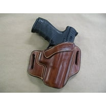 H&K Heckler & Koch VP9, VP40 Leather 2 Slot Molded Pancake Belt Holster TAN RH