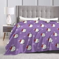 thumbnail image 5 of Hello Kitty Blanket, Super Soft Throw Blanket, Cozy Flannel Blankets For Boys Girls, Warm Blankets For Couch Sofa Bed, 80"X60", 5 of 9