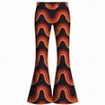 thumbnail image 4 of CONZONE Mens 70S Disco Flared Pants Vintage Hippie Pants for Men Trendy Funny Graphic Bell Bottoms, 4 of 4