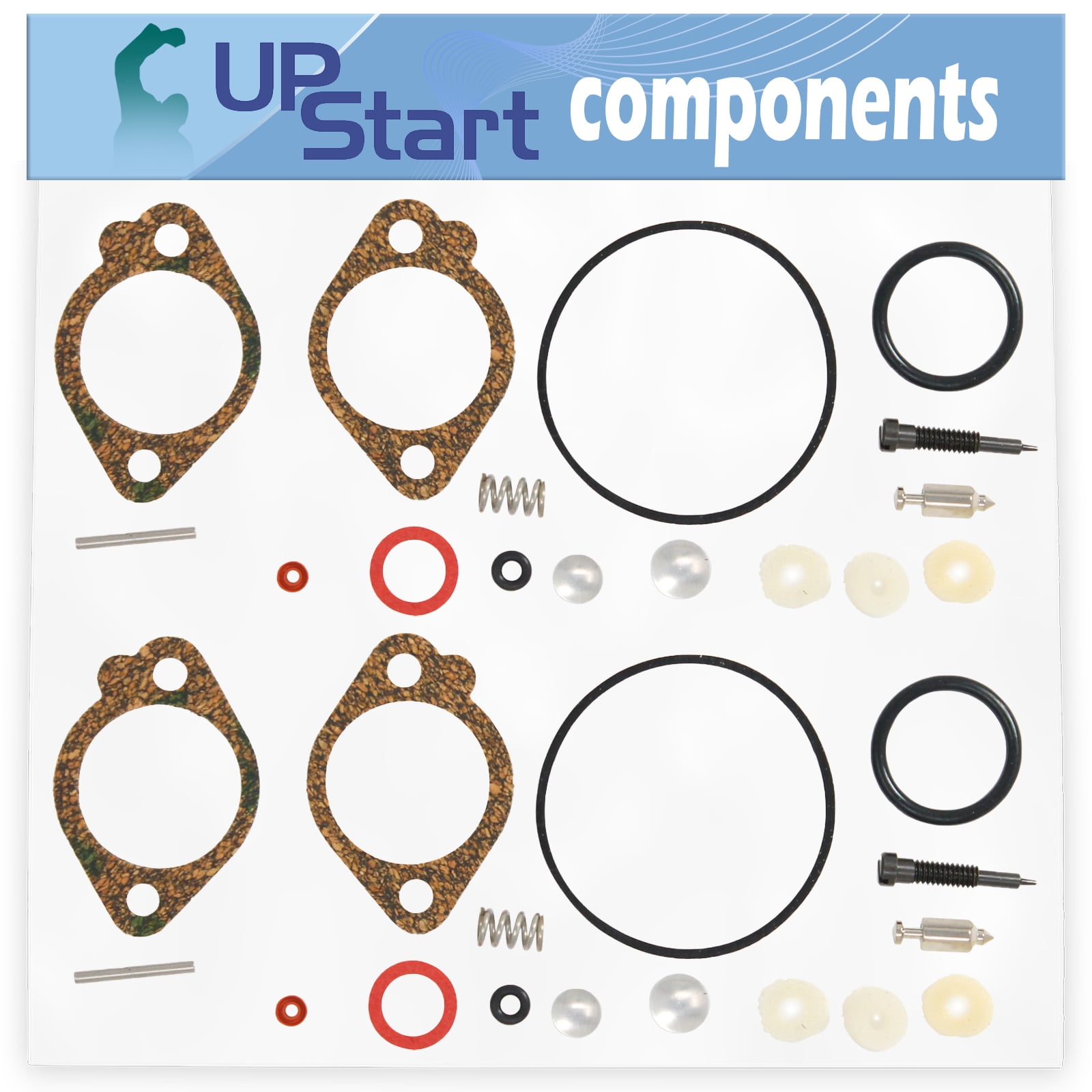 2 Pack 498260 Carburetor Overhaul Kit Replacement for Briggs Stratton 122T02 0007 H1 Engine Compatible with 498261 Carburetor Rebuild Kit Walmart