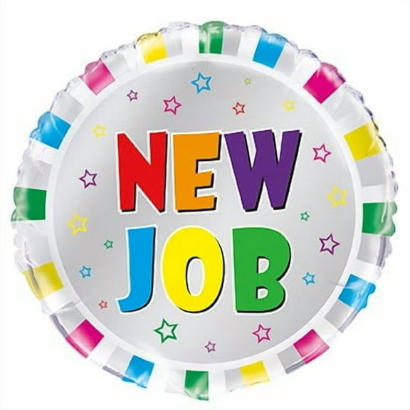 18" Foil New Job Congratulation Balloon