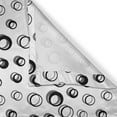 thumbnail image 5 of Ambesonne Geometric Grommet Curtain, Minimalist Rounds, 50" x 72", Black White, 5 of 6