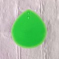 thumbnail image 3 of Cleansing Brush Comfortable Portable Multi-functional Useful Silicone Material Massage Tool Beauty Tools for Travel House Shop Green, 3 of 8
