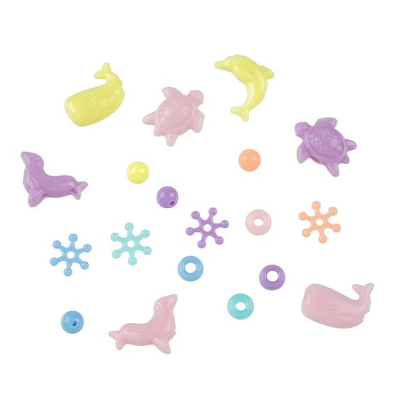 Creatology Pastel Mixed Shape Beads, 12 Packs: 380 ct. (4,560 total)