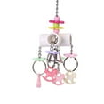 thumbnail image 3 of Hanging Toy,  Toy, Multi-color Budgie Cockatiel Bird Cage For Pet, 3 of 8