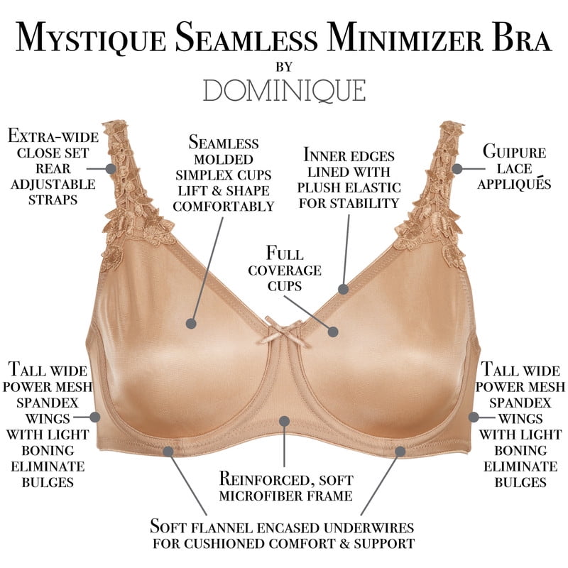 Women's Dominique 7000 Mystique Everyday Seamless Minimizer Bra