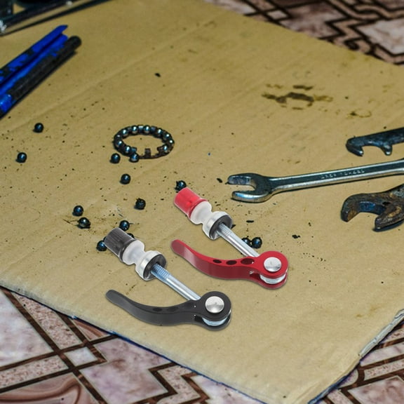 WHAMVOX Aluminum Alloy Quick Release Seatpost Clamp 4Pcs for Bike Saddle