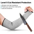 thumbnail image 4 of 6 Pairs Level 5 Cut Resistant Sleeves with Thumb Hole 18 Inches Arm Protection Sleeve Farmer Gardening, 4 of 7
