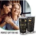 thumbnail image 6 of 70th Birthday Gifts For Women Men, Back In 1953 20OZ Tumbler, 70 Year Old Birthday Gifts For Men Women, Mens 70th Birthday Gift Ideas, 70th Birthday Decorations Men Women Travel Cup 1pc, 6 of 6