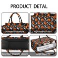 thumbnail image 4 of Large Capacity Tote Bag,Musical Halloween Icons Pattern Handbag Fashion Luxury Tote Bag,15.7"x13"x 5.1" Inches,Laptop Compatible, 4 of 6
