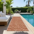 thumbnail image 6 of Addison Rugs Chantille Indoor/Outdoor Transitional Arrows Terracotta Washable Runner Rug, 2'3" x 7'6", 6 of 6