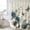 Beige Teal, variant on Teal Tulip Butterfly Shower Curtain, Waterproof Shower Curtains for Bathroom, Turquoise Floral Farmhouse Beige Washable Fabric Bathtub Curtain Set Bath Decor with 12 Hooks Extra Long 72"x96"